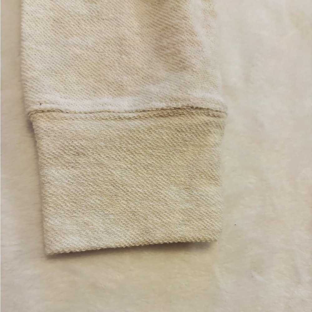 Pretty Rebel Beige/Oatmeal Long Sleeve Top EUC Size Large - Picture 3 of 10